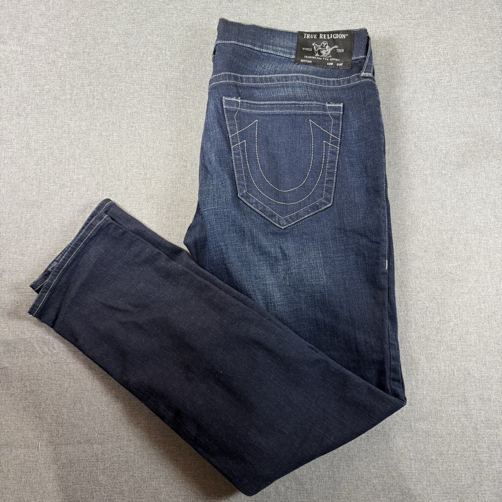 True‎ Religion Denim Jeans Rocco Relaxed Skinny Size 38